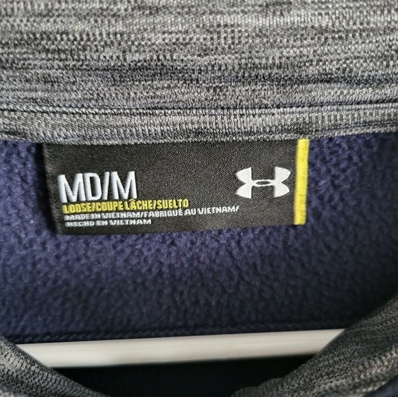 Under Armour Navy Full-Zip Jacket/Sweater - Picture 2 of 2